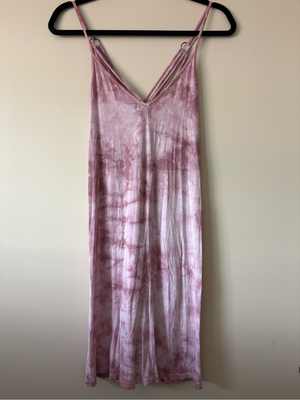 American Eagle Outfitters Subtle Tie Dye Dusty Rose Slip Dress